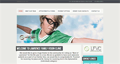 Desktop Screenshot of lawrencefamilyvision.com